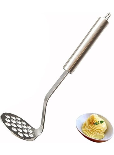 Generic Potato Masher Cooking And Kitchen Gadget Stainless Steel Fruit Food Sweet Potatoes Mashed Mud Hand Kitchen Press Tools Utensil