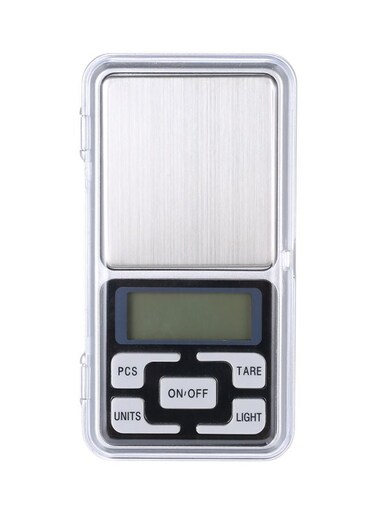 Generic Professional Mini LCD Scale Silver/Blue/Black
