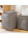 Generic Quilt Storage Bag Household Large Capacity Wardrobe Storage Clothes And Pants Sorting Bag Fabric Dustproof Moving Packing Bag Size: 70*60*50Cm