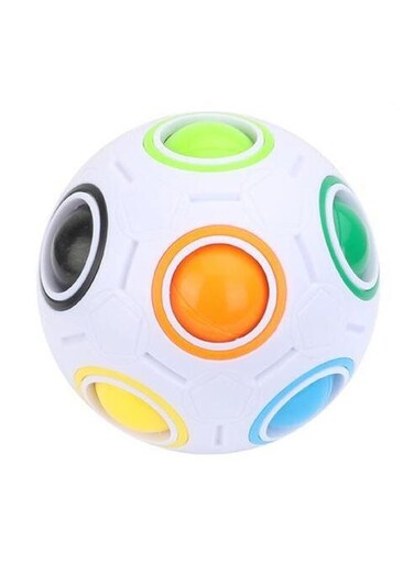 Generic Rainbow Decompression Magic Cube Ball 7Cm