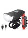 Generic Rechargeable Bicycle Headlight And Taillight Set &ndash; USB Charging, Waterproof, Super Bright LED Front &amp; Rear Bike Lights With Lithium Battery For Night Riding, Cycling Safety Light Kit