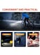 Generic Rechargeable Bicycle Headlight And Taillight Set &ndash; USB Charging, Waterproof, Super Bright LED Front &amp; Rear Bike Lights With Lithium Battery For Night Riding, Cycling Safety Light Kit