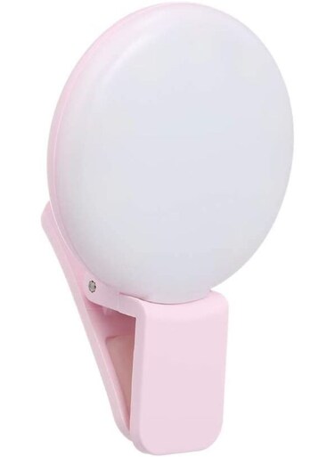 Generic Rechargeable Portable Adjustable Clip-On Mini Selfie Ring Light For Phone With Led