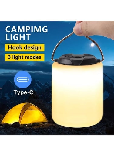 Generic Rechargeable Waterproof LED Lantern Camping Light With 3 Mods Of Light