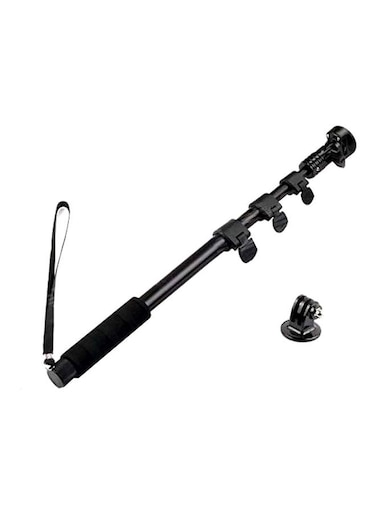 Generic Retraceable Handheld Monopod Selfie Stick Black