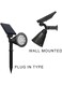 Generic RGB Solar Lights Outdoor LED Ground Lawn Lamp Waterproof Outdoor Lights Landscape Spotlights Garden Decoration