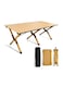 طاولة قابلة للطي مصنوعة من الألومنيوم، خفيفة الوزن، سهلة الحمل، مناسبة للتخييم والنزهات، مزودة بحقيبة حمل، مثالية للاستخدام الخارجي، على الشاطئ والحفلات. المقاس: 120 × 60 سم