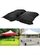 Generic Sand Bags For Canopy Tent Heavy Duty Weights Sandbags Oxford Cloth Black Tent Fixed Sandbags, Large Capacity Good Leakproof Outdoor Sunshade Umbrella Sand Bag