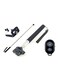 Generic Selfie Stick Monopod With Bluetooth Remote Shutter Black