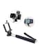 Generic Selfie Stick Monopod With Bluetooth Shutter Remote Black