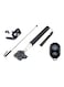 Generic Selfie Stick Monopod With Bluetooth Shutter Remote Black