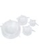 Generic Set Of 6 Kitchen Pan Lid Cover White 8Cm