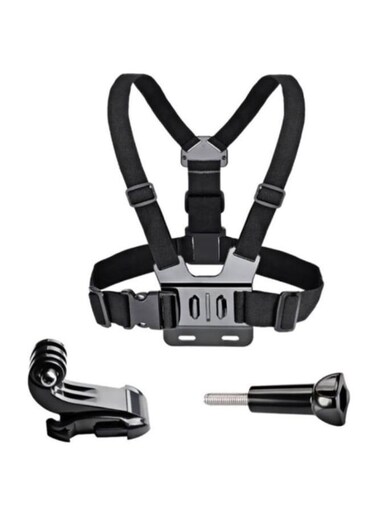 Generic Set Of Chest Strap Mount Belt For Gopro Hero7/6/54K Black