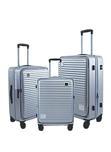 Generic Set Of Expandable Luggage Tsa Approved Luggage Versatile 20/24/28 Inch Checked Luggage With Front Open Pocket