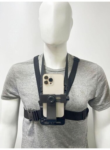 Generic Set Of Mobile Phone Chest Mount Harness Strap Holder Cell Phone Clip Action Camera