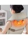 شال تدليك صغير الحجم للعضلات شبه المنحرفة والرقبة والكتفين، مزود بخاصية التسخين والعجن، وتدليك الظهر، متعدد الوظائف كهربائياً