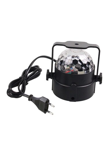 إضاءة مسرحية صغيرة الحجم تعمل بالصوت بتقنية RGB LED لحفلات الزفاف، والنوادي الليلية، والدي جي، بتأثير كرة الكريستال السحرية