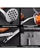 Generic Stainless Steel Potato Masher - Food Masher Utensil, Hand Masher, Vegetables Fruits Mashe, Metal Mashing Utensil