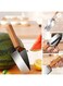 Generic Stainless Steel Watermelon Cutter Cantaloupe Honeydew Fruit Dicing Tool Divider Triangle Cutter