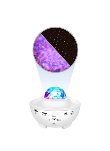 Generic Starry Sky Projector Night Light Bluetooth Music Rotating Galaxy Lamp Laser Planet Light Bedroom Atmosphere Light