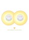 Generic Sunrise Simulation Wake-Up Light 6 Sounds Alarm Clock With Fm Radio White/Yellow