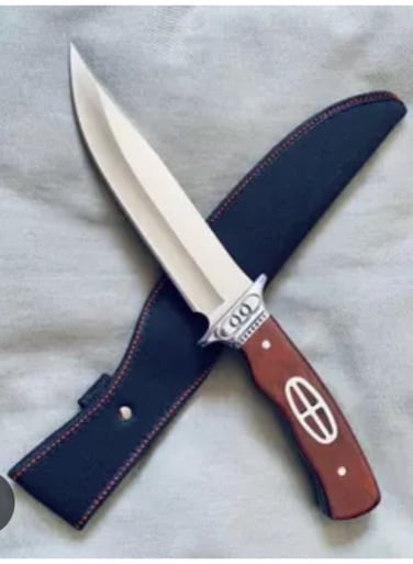 Generic Survival Knife Fixed Blade Tactical With Sheath For Camping Outdoor