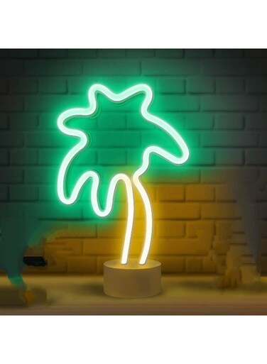 مصباح طاولة على شكل شجرة نخيل لغرفة النوم