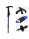 Generic Telescopic Lightweight Elderly Trekking Poles Aluminum Alloy Walking Stick Outdoor Foldable Walking Stick For Hiking Travel