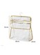 Generic Transparent Bathroom Storage Bag Bathroom Bath Clothes Towel Storage Bag Thickened PVC Waterproof Storage Hanging Bag Size: 31*30*10Cm