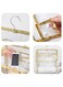 Generic Transparent Bathroom Storage Bag Bathroom Bath Clothes Towel Storage Bag Thickened PVC Waterproof Storage Hanging Bag Size: 31*30*10Cm