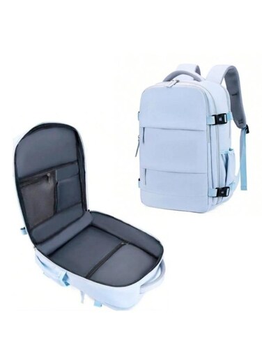 Generic Travel Backpack For Men And Women Airline Approved Carry On Bag With Shoe Compartment, Holds 15.6" Laptop And USB Charging Port