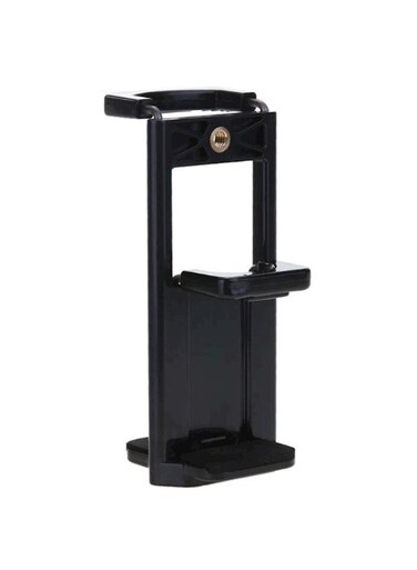 Generic Tripod Mount Cell Phone Tablet Holder For iPhone 8 Plus/7 X/iPad Mini Pro Black