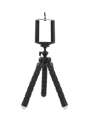 Generic Tripod Portable And Adjustable Holder Stand Black