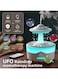 Generic UFO Raindrop Aromatherapy Machine Humidifier Desktop Bedroom LED Colorful Light Aromatherapy Machine Humidifier With Remote Control