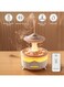 Generic UFO Raindrop Aromatherapy Machine Humidifier Desktop Bedroom LED Colorful Light Aromatherapy Machine Humidifier With Remote Control