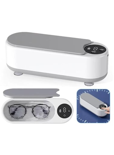 Generic Ultrasonic Jewelry Cleaner Small Home Jewelry Cleaning Machine Sonic Cleaner With One-Touch Operation Versatile Jewelry Cleaner For Glasses And Jewelry