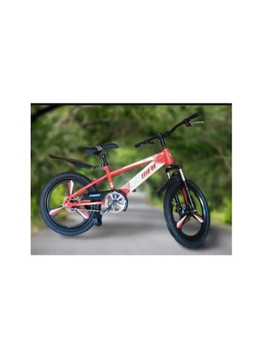 Generic Unisex Bike Disc Brake Mountain Allow Wheels With Mudguards Cover 20", (Red)