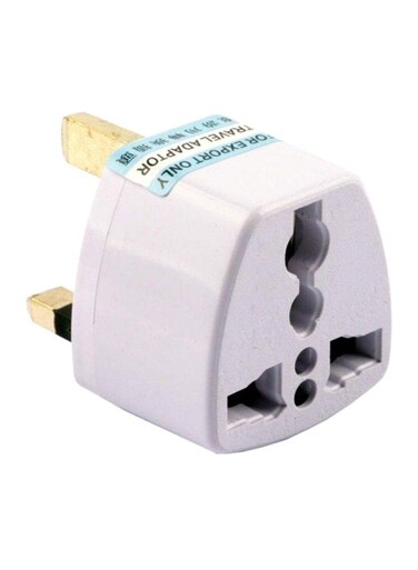 محول طاقة تيار متردد عالمي عام أبيض/ذهبي/أسود