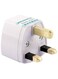 Generic Universal AC Power Plug Travel Charger Adapter White/Gold/Black