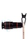 Generic Universal Clip On HD Telescope Lens Black/Red