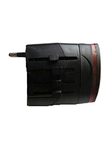 محول سفر عالمي عام أسود