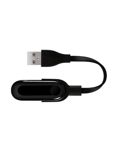 كابل شحن USB عام لسوار شاومي مي باند 3، أسود