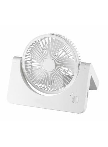 مروحة مكتبية قابلة للطي قابلة لإعادة الشحن عبر منفذ USB بثلاث سرعات