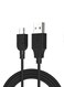 Generic USB To Mini USB Data Sync And Charging Cable Black/Silver