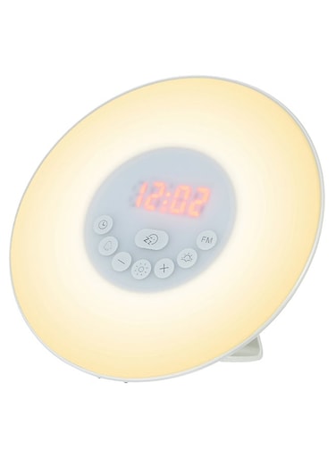 Generic Wake Up Light Alarm Clock Yellow 1Cm