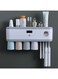 Generic Wall Mounted Sterilzer Toothbrush Holder With Toothpaste Dispenser