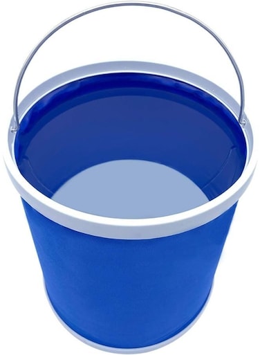 دلو ماء قابل للطي، سلة عملية، حاوية ماء قابلة للطي، حوض استحمام للقدمين قابل للطي، دلو قابل للطي محمول للتخييم والصيد وركوب القوارب والمشي لمسافات طويلة