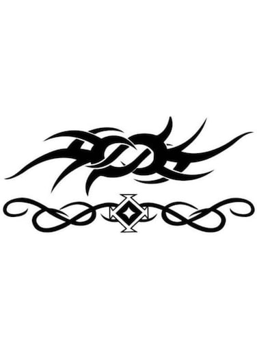 وشم مؤقت مقاوم للماء بنقوش قبلية سلتية