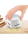 مكنسة/منظفة صغيرة بيضاء اللون لإزالة فتات الطعام من سطح المكتب، جهاز تنظيف منزلي صغير محمول