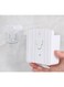 Generic White, No - Punch Acrylic Remote Control Storage Box Wall - Mounted Transparent Wall Storage Rack For Bedside &amp; Home Small Items Storage